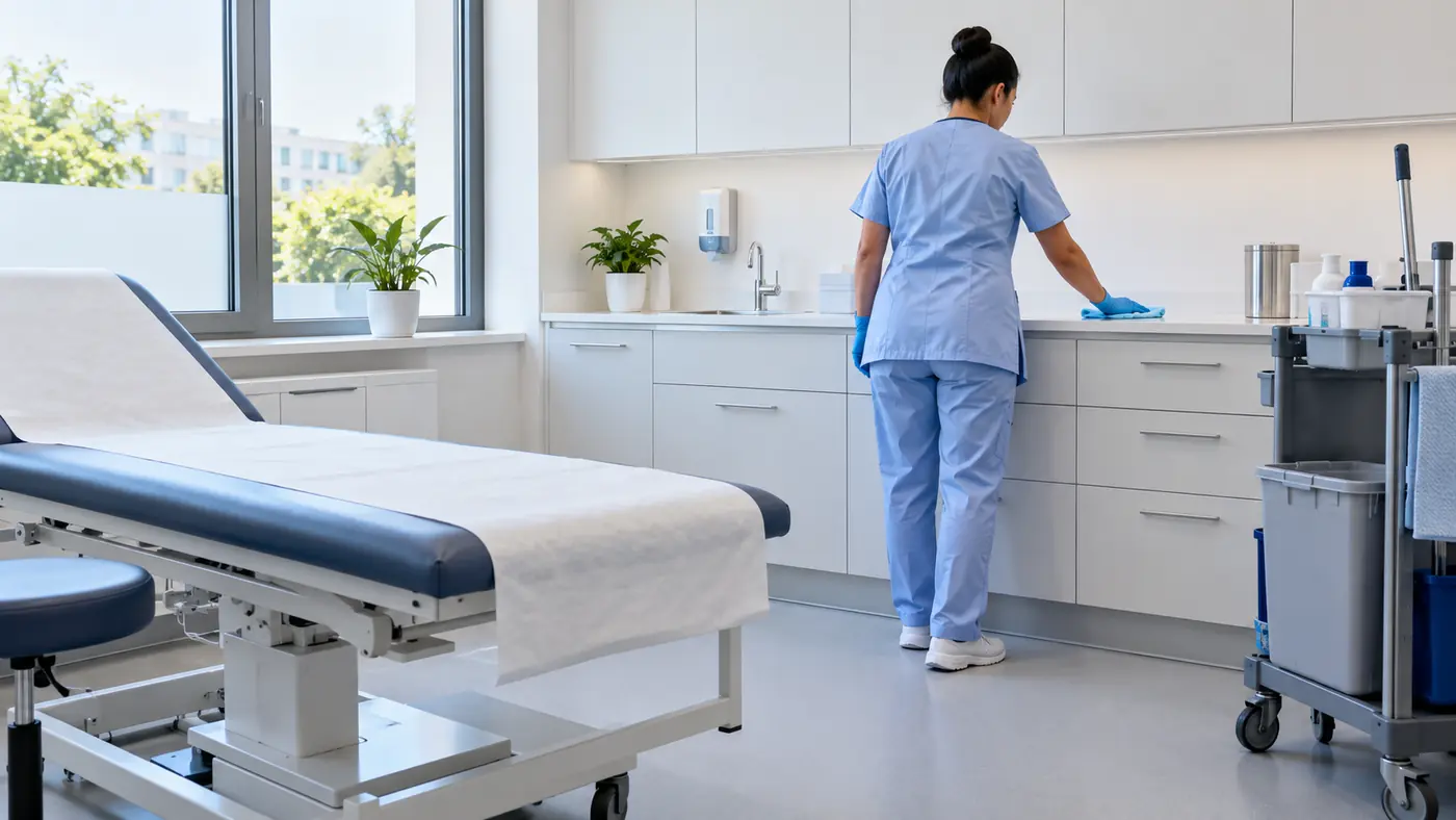 Rengøring: Hospitaler og klinikker